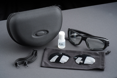 Окуляри балістичні Oakley - SI Ballistic HNBL Clear + Matte Black - 2LS - OO9452-0465