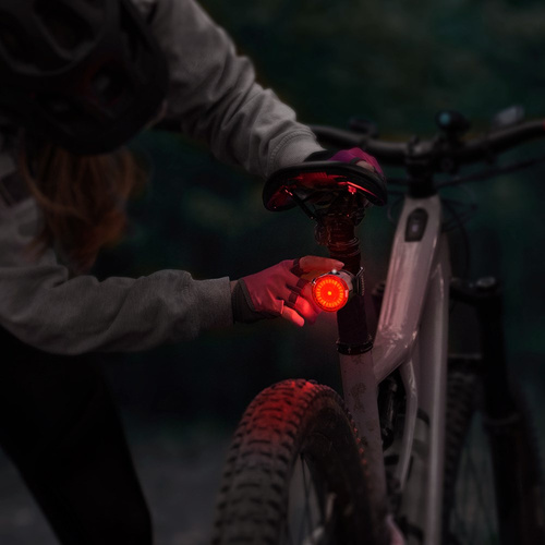 Fenix - Світлодіодний задній велосипедний ліхтар BC06R - 90 лм - Чорний - BC06R.11111