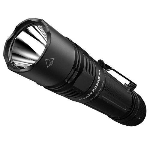Fenix - Світлодіодний ліхтар PD36R Pro з акумулятором 5000 мАг - 1600 лм - чорний - PD36R