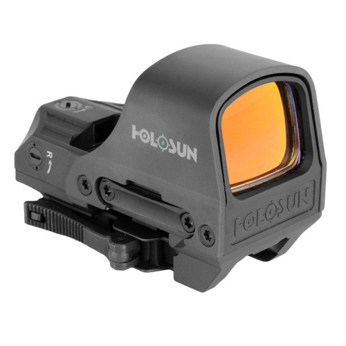 Holosun - Red Dot HE510C-GR Elite Multi Reticle Green Dot - Сонячна панель - Зелена точка - Чорний - HE510C-GR