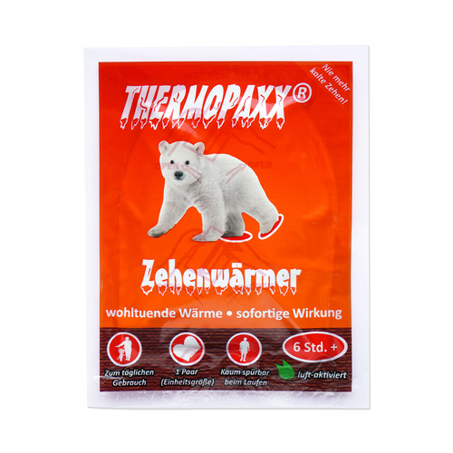 Thermopaxx - Хімічна грілка для ніг Toe Warmer - 6 год - 2 шт.