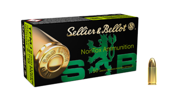 Sellier&Bellot - 9x19 Para TFMJ NONTOX патрони для пістолетів 124 гр/ 8,0 гр