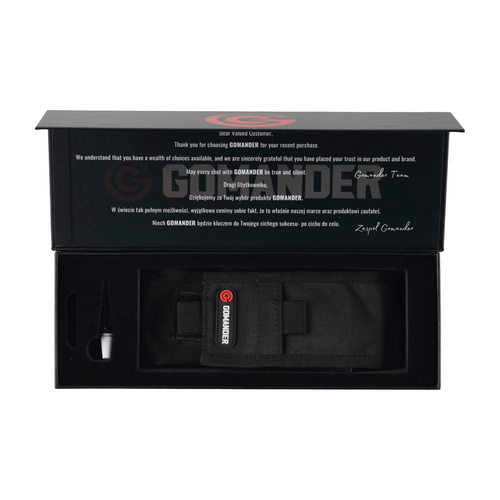 Gomander - Hunter 6.5 OB gen2 Глушник для мисливської гвинтівки - насувний - M14x1 - чорний - TB0.10133_1-M14