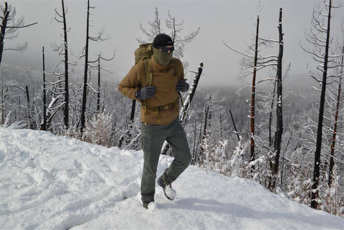Helikon - Легка куртка Wolfhound - Climashield® Apex™ - Flecktarn - KU-WLF-NL-23