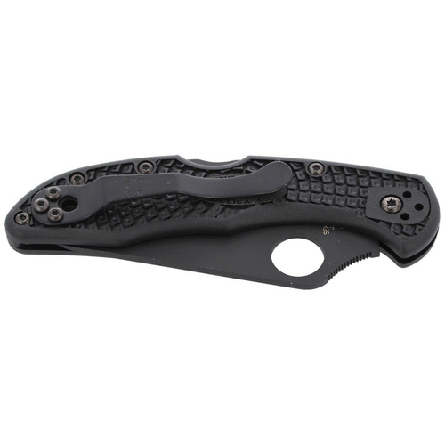 Складаний ніж Spyderco - Delica® 4 FRN Black / Black Blade - C11PSBBK
