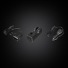 Mactronic - Тактичний ручний ліхтар Black EYE 650 - чорний - L-MX532L-RC/SET3
