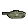 M-Tac - Нашивка танк - 3D PVC - Череп - Олива - 51338312