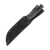 Ka-Bar 1254 - Короткий військовий ніж Tanto - Чорний - Шкіряні піхви