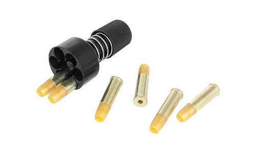 ASG - Репліка револьвера Dan Wesson 715 6'' - Срібло - Мала потужність - 18194