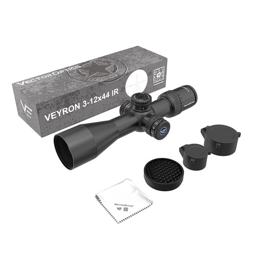 Vector Optics - Компактний оптичний приціл Veyron 3-12x44IR - SFP - MPR-V10 - Чорний - SCOM-40