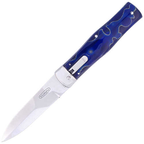 Mikov - Switchblade ніж Predator - Raffir - Lever Lock - N690 - Синій - 241-BRa-1/KP Blue