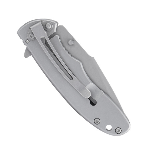 Smith&Wesson - Складаний ніж з сріблясто-чорною ручкою Drop Point - 1084306