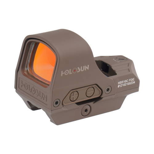 Holosun - Коліматор Open Reflex HS510C MRS - Сонячна панель - FDE - HS510C-FDE-R