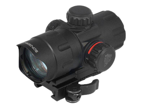 Leapers - Червона точка UTG DS3840 4.0'' 30 мм - 4 MOA - чорний - SCP-DS3840W