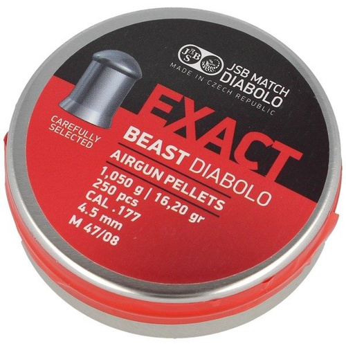 JSB - Кулі для пневматичної гвинтівки Exact Beast - 4,52 мм Diabolo - 250 патронів - 546279-250