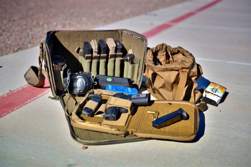 Helikon - Гаманець для пістолета з одним пістолетом® - адаптивний зелений - MO-SPW-CD-12