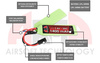 Arma Tech - Bateria AEG - LiPo - 7.4V 3300 mAh 35C [1].