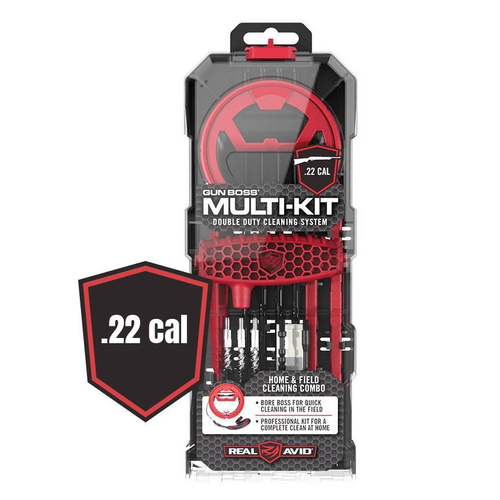 Real Avid - Набір інструментів для чищення зброї Gun Boss Multi-Kit - .22 - AVGBMK22