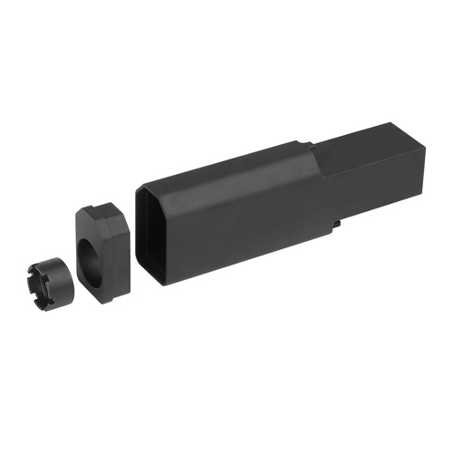 Strike Industries - Faux Suppressor для CZ Scorpion EVO 3 - алюмінієвий - чорний - SI-CEVO-AL-FS-BK