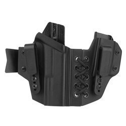 DOUBLETAP GEAR - Kydex Appendix Еластична внутрішня кобура IWB із зарядним пристроєм - чорна.