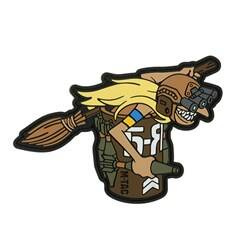 M-Tac - Нашивка Баба Яга - PVC - Horizontal - Brown - 51001100