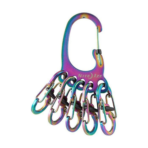 Nite Ize - Карабін для ключів BigFoot Locker™ KeyRack™ - Spectrum - KLKBF-07-R3