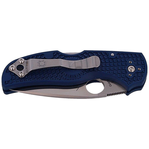 Spyderco - Складаний ніж EDC Native 5 - листоподібний - FRN - CPM S110V - Dark Blue - C41DBL5