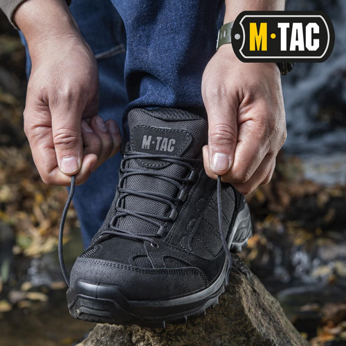 M-Tac - Черевики тактичні осінь/весна - Поліестер - Чорний - 1JJ115/2WPLV