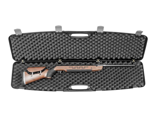 Megaline - Довгий чохол для рушниці - 125x25x11 см - Пряжки - Чорний - 200/0004