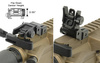 UTG - Низькопрофільне складне прицільне скло для AR15 - Picatinny - чорне - MNT-955