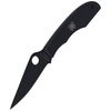Spyderco - Ніж Grasshopper - чорне лезо з гладкою поверхнею - чорний - C138BKP