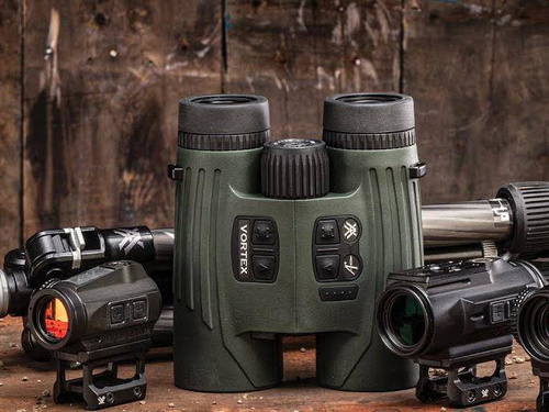 Vortex Optics - Бінокль-далекомір Fury 5000 HD AB 10x42 - LRF - зелений - LRF302 