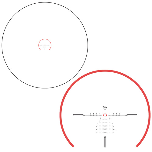 Vector Optics - Приціл LPVO Constantine HD 1-10x24 - FFP - VCO-2 MIL - Чорний - SCFF-42