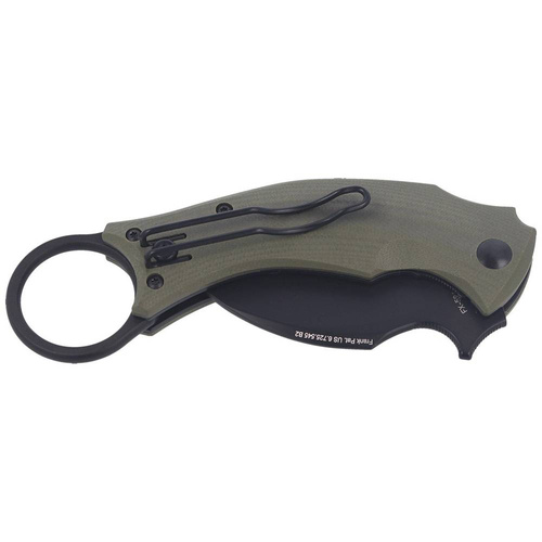 FOX - Складаний ніж Karambit Black Bird від Bastinelli - OD - FX-591 OD