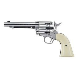 Umarex - Револьвер Colt SAA .45-5.5" - Нікель Перламутр - 4.5 мм BB - 5.8309
