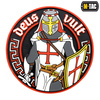M-Tac - Нашивка Deus Vult - 3D PVC - білий/червоний - 51116000