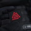 M-Tac - Квадратна нашивка Laser cut Valknut - Червоний / Чорний - 51162233