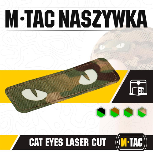 M-Tac - Нашивка Morale Patch - Cat Eyes - Laser Cut - MultiCam - 51009899