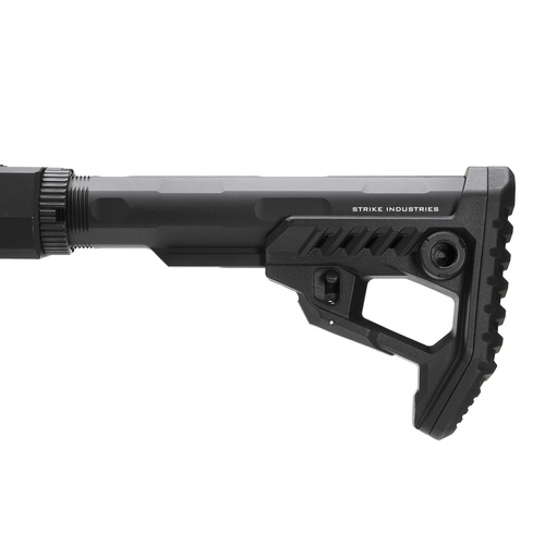 Strike Industries - Регульований приклад PDW Strike Polymer Pit Stock - чорний - SI-STRIKE-POLY-PIT-BK