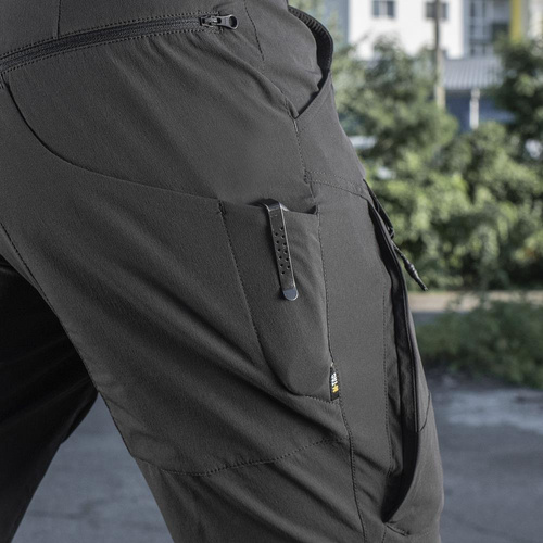 M-Tac - Тактичні шорти Rubicon Flex - 4-Way Stretch - YKK - Чорний - 20070002