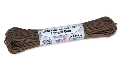 Atwood Rope MFG - Тактичний шнур 3/32 - 2,2 мм - Brązowy - 30,48м