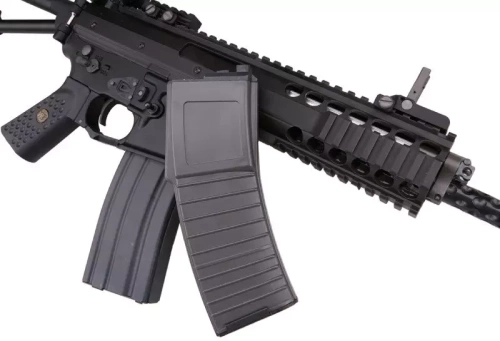 WE - PDW репліка пістолета з відкритим затвором - зелений газ - чорний - WET-02-001808
