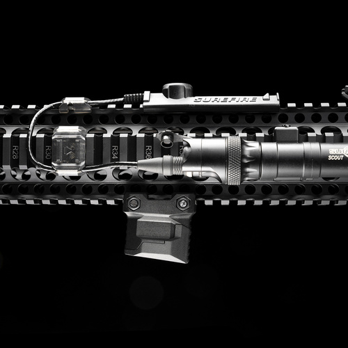 Strike Industries - Strike Stacked Angled Grip CMS - Picatinny - Чорний - SI-AR-CMS-PSAF-BK