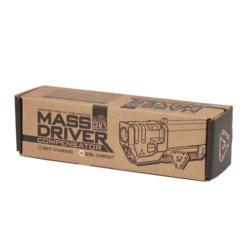 Strike Industries - Компенсатор маси драйвера Glock 19 Gen3 - Czarny - G3-MDCOMP-C