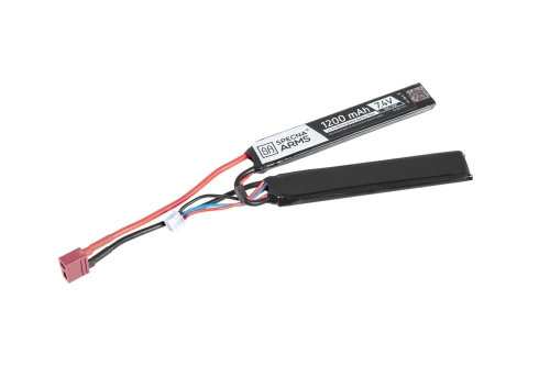 Specna Arms - Акумулятор AEG LiPo 7.4V 2 модулі - 1200 mAh - SPE-06-024605