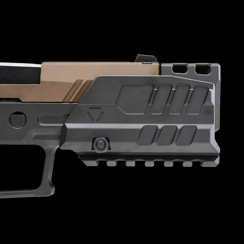 Strike Industries - Противибуховий щиток для пістолетів SMC Alfa/Bravo - Чорний - SI-SMC-BS-S