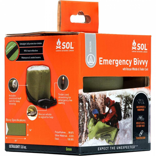 SOL - Спальний мішок Emergency Bivvy - Green OD - 0140-1140