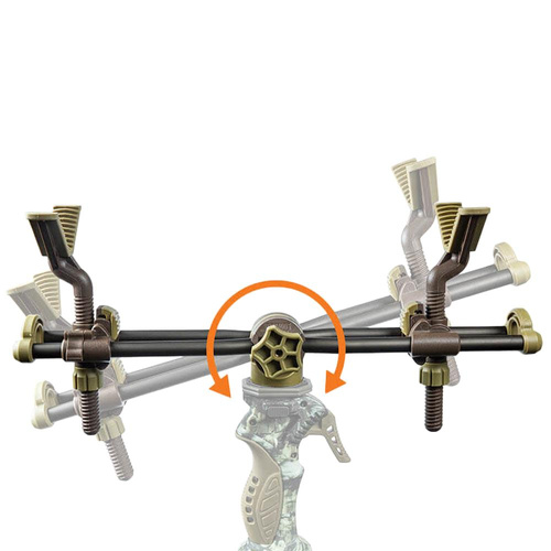 Primos - Кронштейн для рушниці на 2 точки - 1/4'-20 - чорний - 65808 - 65808 