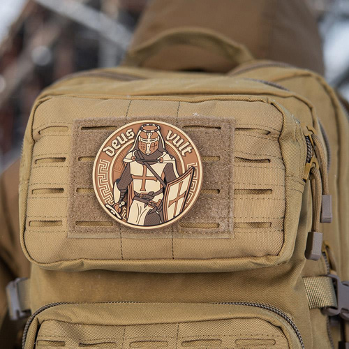 M-Tac - Нашивка ПВХ Deus Vult 3D - Coyote - 51116005