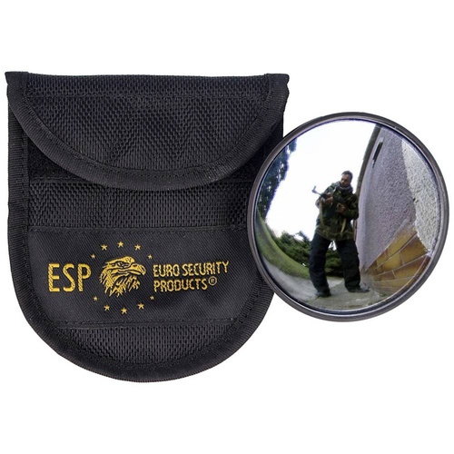 ESP - Тактичне дзеркало для телескопічної палиці 71 мм з футляром - чорне - BMO-02-18 / BMH-02